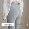 GUJIN Women's High-Waist Ribbed Thermal Leggings