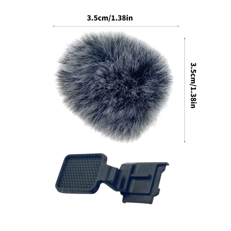 Universal Hot Shoe Accessory Providing Wind Noise Reductions Suitable for Camera Microphones Improving Voice Recording