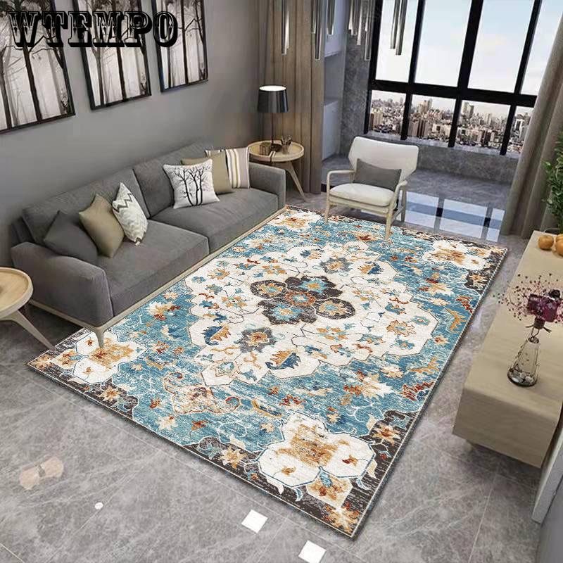 

Bohemian Style Living Room Decoration Carpet Washed Bottom Hotel Guesthouse Corridor Carpet 60*90cm