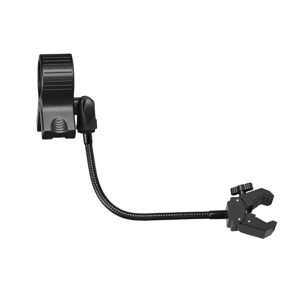 Upgraded Flexible Gooseneck Microphone Holder Stand For Hair Dryer Flashlights Telescope Applications 30cm Length