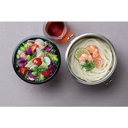 Skater Insulated Lunch Box Bowl Shape 600ml Basic Vacuum Stainless Steel STLB1