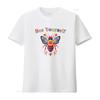 Folk Art Bohemian Bee Yourself Slogan Colorful Floral Print Casual T Shirt vintage Washed fashion Stylish Stretched