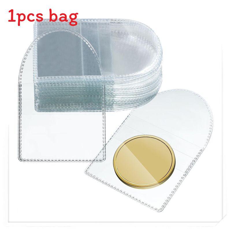 Transparent Pvc Coin Collection Bag With Sealed Closure For Collectors And Storage