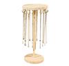 Fashionable Adjustable Sturdy Wood Necklace Holder Creative Jewelry Display Stand Portable for Space Saving Storage