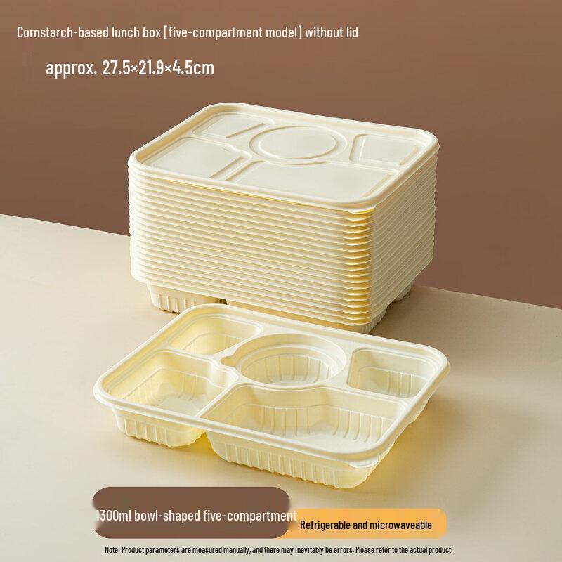 Contenedores de Alimentos Biodegradables con Compartimentos OEING