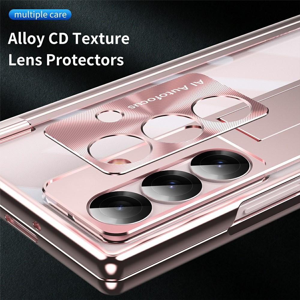 Case for Samsung Galaxy Z Fold7 5G, with stand, rose gold