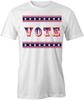VOTE STARS STRIPES TShirt Tee Short-Sleeved Cotton PATRIOTIC S1WCA964