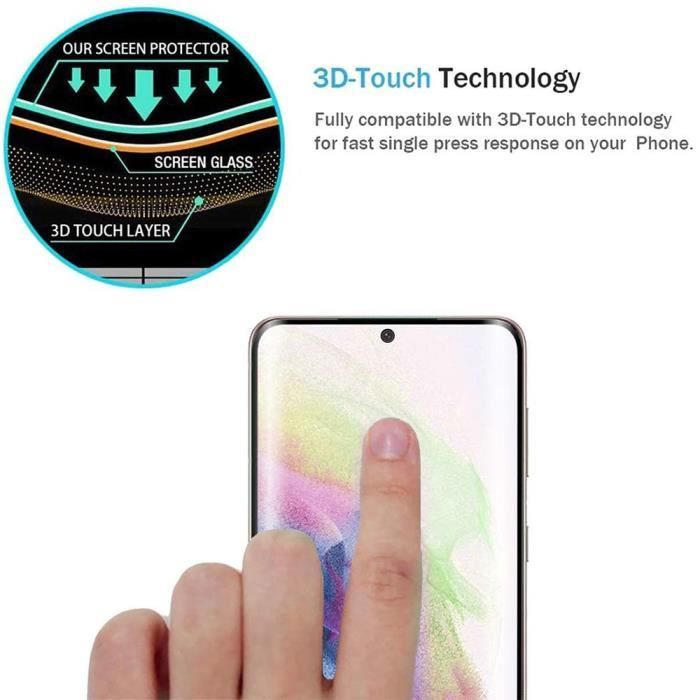 Verre Trempé - Samsung - Galaxy S23 Plus - Pack de 3 - Résistant aux chocs - Facile à installer