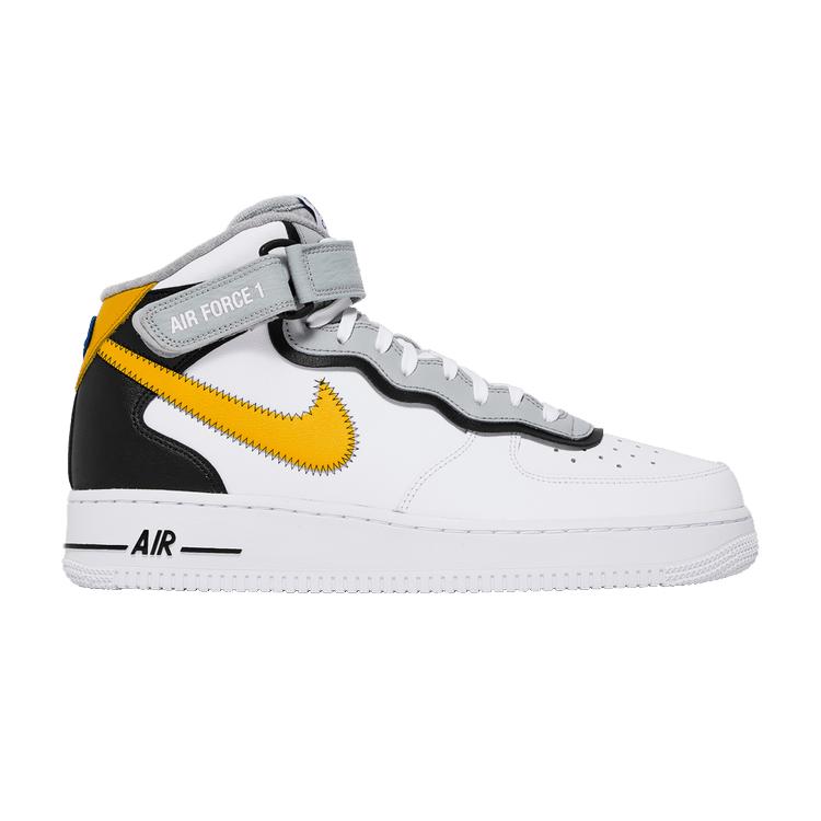 Nike Air Force 1 Mid 07 LV8 Athletic Club - Dark Sulfur Męskie Sneakersy Białe Czarne DH7451-101