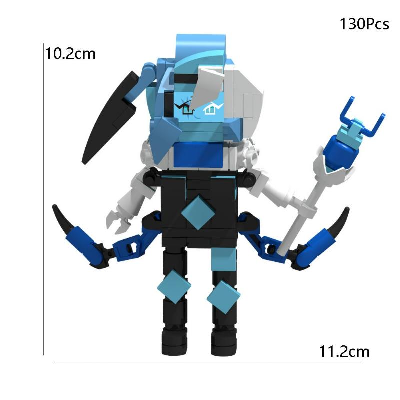 7pcs Shadow Milk Building Blocks Cookie Man Kingdom Building Blocks Shadow Milk Cookie Blocks brick Toys for Kids Birthday Gift