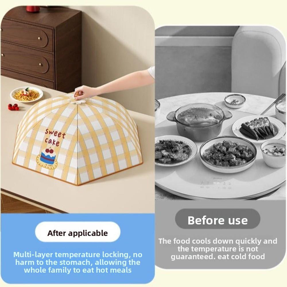 Foldable Food Insulation Cover Winter Insulation Kitchen Cover Insulation Cover  Dining-table Use