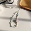 3D Button Beaded Phone Chain Charm Lanyard Korean Sweet Cute Aesthetic Decor Strap for Backpack Key Student Daily Use