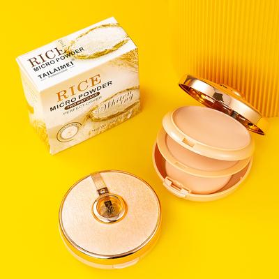 Reisessenz, gepresster Puder, Ölkontrolle, Aufhellung, Antischweiß, Aufbau, Concealer, natürlich, langlebig, Make-up, gepresster Puder