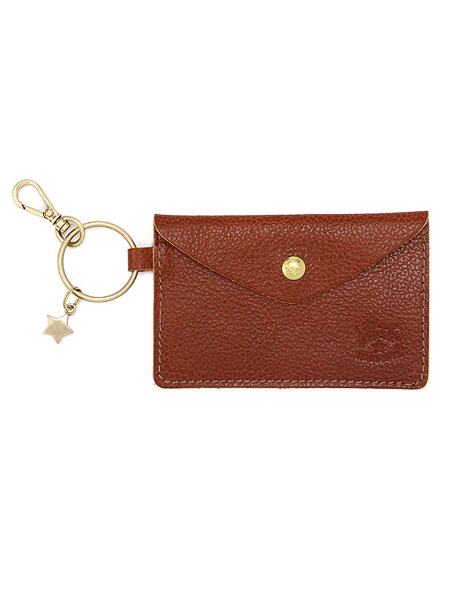 

Card case key ring F Red brown [Il Bizonte] 54_1_5452404350