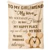 Gift For Girlfriend Flannel Blanket Single-Sided Printed Blanket Decorative Blanket Source