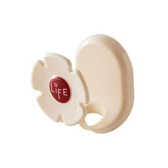 Stojan na houbičky a utěrky s bezzávrtným lepicím upevněním Kuchyňské a koupelnové dřezy Design s odtokem Květinový tvar Úložný organizér