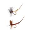 Momeală Bionică pentru Pescuitul la Muscă Uscată, tip Mayfly: Cârlig Imitatie Plutitor cu Pană Legat Manual