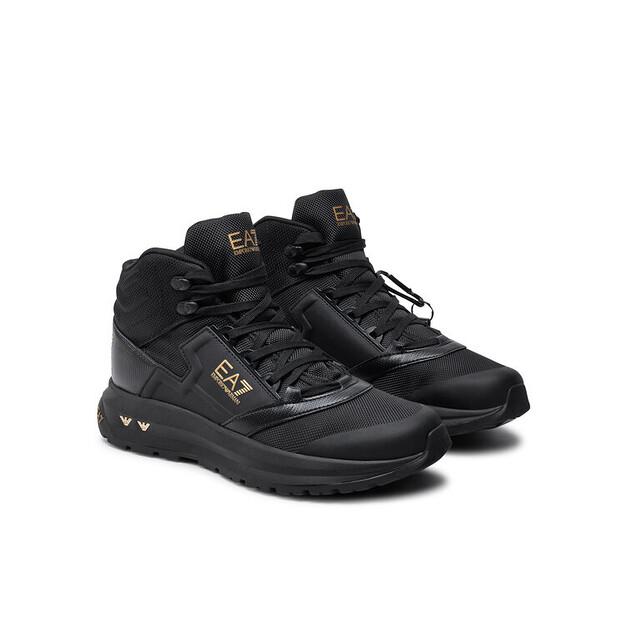 Мужские кроссовки EA7 Emporio Armani X8z036 xk293 u428 чёрные