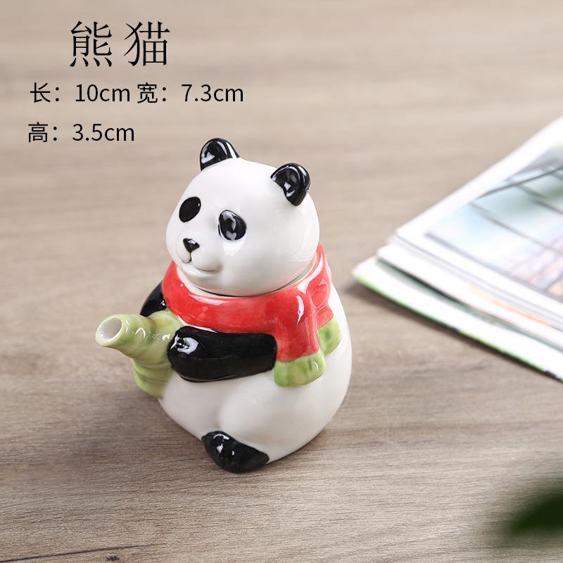 

Korean Cartoon Duck Seasoning Bottle Creative Panda Ceramic Pepper Shaker Chili Powder Cumin Bottle Home Decor Kitchen Supplies
