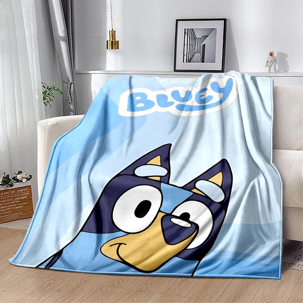 Bluey's Adventure Blanket Ultra-Soft Suitable for Office Bedding Couch Four Seasons Multipurpose Playful Design Perfect Gift for Relatives and Friends