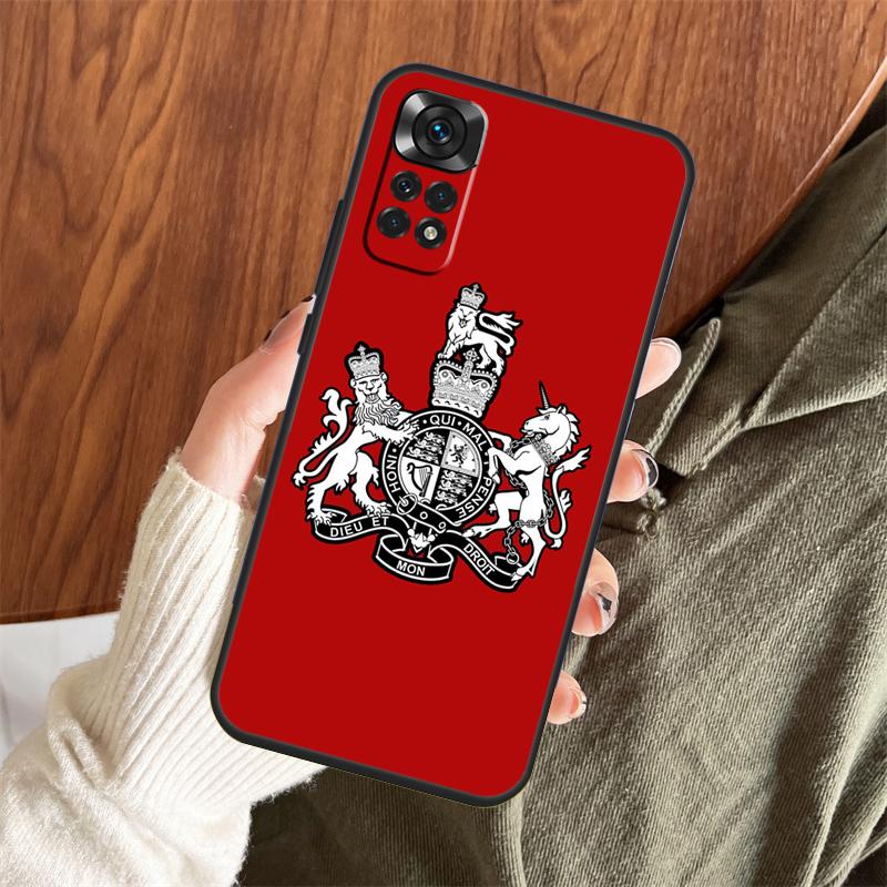 

England British UK Union Jack Flag Case For Xiaomi Redmi Note 14 Pro 13 12 11 10 15 Pro Plus Redmi 13 C 15 10C 12C 14C 15C Cover Redmi Note 13 4G