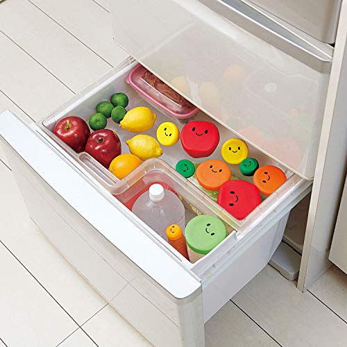 Cojit Vegista Vegi Shaki Ore-chan Lemo-chan Vegetable Storage Covers (2 Sizes, Orange/Yellow)
