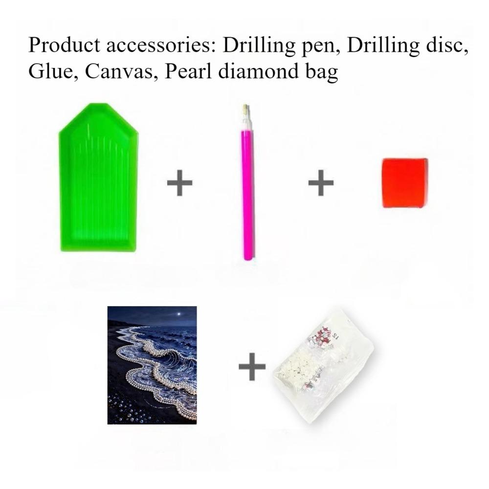 5D Cat Pearl Handmade DIY Pearl Painting Material Packaging Decoration Modern Minimalist Living Room Hanging Decoration