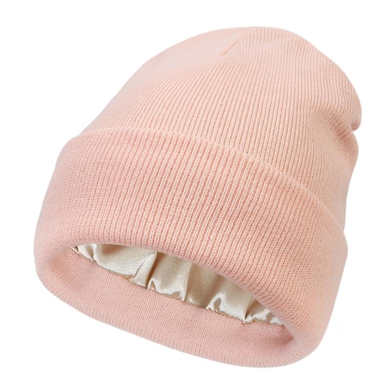 Adult Knitted Thicken Ear Protect Beanie Winter Student Outdoor Cycling Skiing Climbing Hat Cold Weather Keep Warm Hat розовый