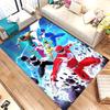Mighty Morphin Power Rangers (1) Rug Suitable For Living Rooms Bedrooms Computer Rooms Dining Areas And Placement Under Tables And Chairs Also An Idea