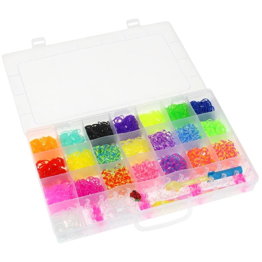 Elastic Bands for Making Jewelry Bracelets Loom Bands Loom Set XXL