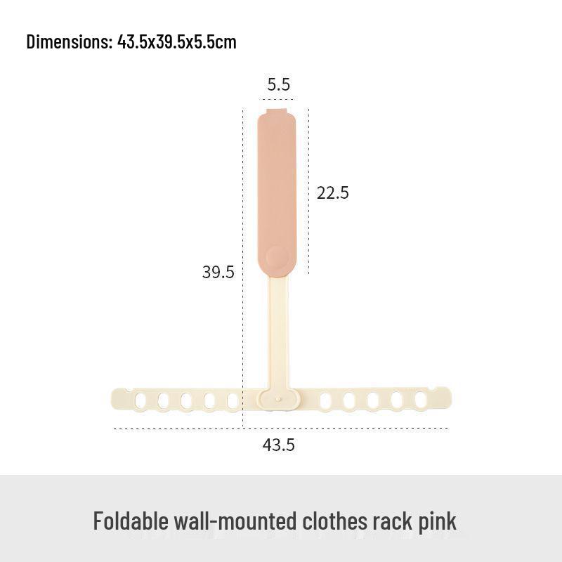 Foldable Portable Clothes Hanger - Space-Saving, Multi-functional Drying Rack for Travel, Business Trips, Dorms, and More