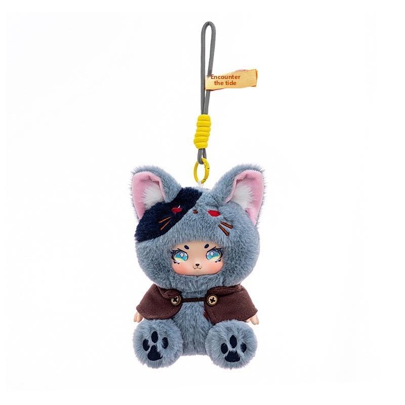 Wolf Murder Series Plush Toy Keychain With Soft Pvc Material For Kids And Collectors