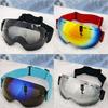 Dual-Layer Ski Goggles Adults Outdoor Snowboarding Hiking Wind Sand Dust Protection With Prescription Lens Compatibility