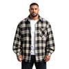 Camicia a Quadri da Uomo a Manica Lunga Casual Vestibilità Larga Taglie Forti Top per Primavera e Autunno