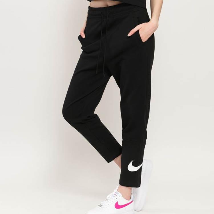 Nike Running Training Sports Casual Tapered Pants Women Bottoms Black DB3865-010