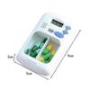 Smart Portable Multi-alarm Timer Pill Reminder Medicine Box In White with Programmable Settings for Medication Management