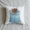Cat Cushion Cover Soft Case Sofa Living Room Funny Home Comfortable Office Decor Protective Pillow