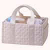 Diary Floral Diaper Caddy Organizer with Removable Dividers Baby Essentials Organizer Gift for Babyshower Newborn Parents Gift