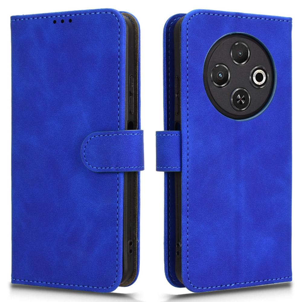 For TECNO Spark 30C 4G Leather Case Skin-Feel Anti-Drop Wallet Flip Phone Cover