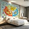 Pokemon Wall Tapestry Aesthetic Wall Hanging Printed Fabric Blanket Decorative Tapestries For Bedroom Living Room Home Decor