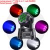 1/4PCS Moving Head Stage Lights 7x10W RGB Disco DMX Laser Bar Party Dance Birthday Wedding Christma effect Lamp Sound Control