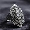 Anello da Donna in Lega Bohemien Ecologico - Design a Rombo Stile Etnico Retro (Edizione 2026)