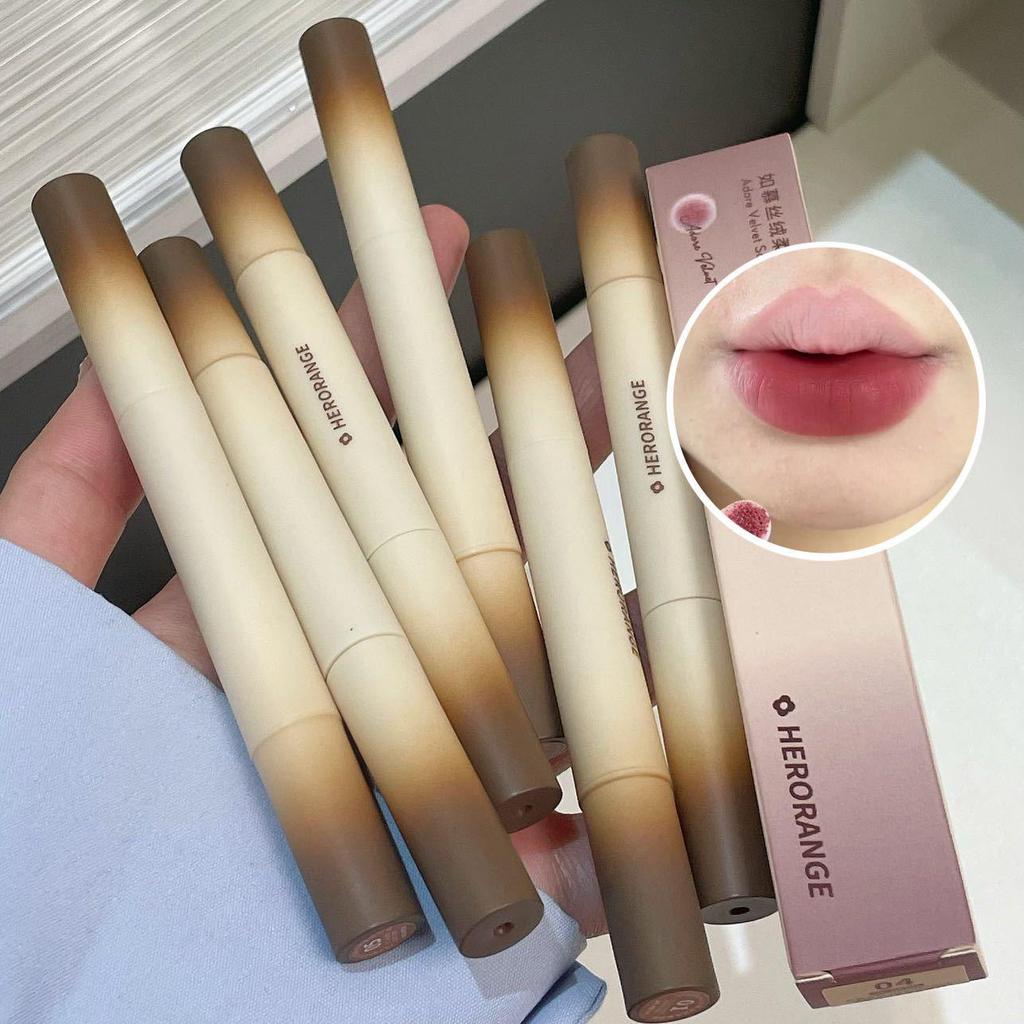 Velvet Soft Mist Matte Lip Glaze: Natural Look, Brightens, Perfect for Student Parties