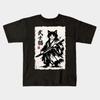 Boys Girls Soft Cotton Graphic Tees Cat Breathable Daily School Wear Kids T-Shirts