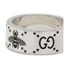 Interlocking G And Bee Engraved Ring 728304 J8400 0728