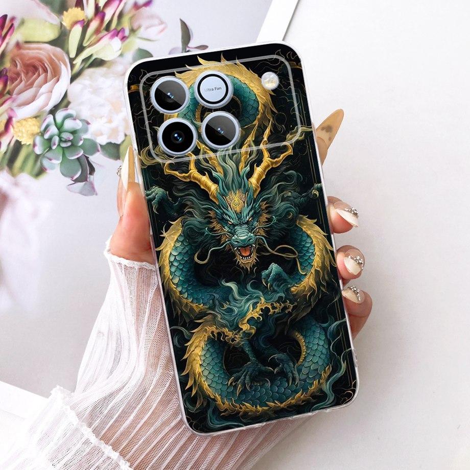 Flower Cartoon Fashion Design Phone Case For Honor Win AAP-AN00 Funda Soft Liquid Silicone Shockproof Back Cover