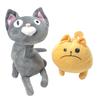 Plush Toy Noodle Cat And Bun Dog Doll