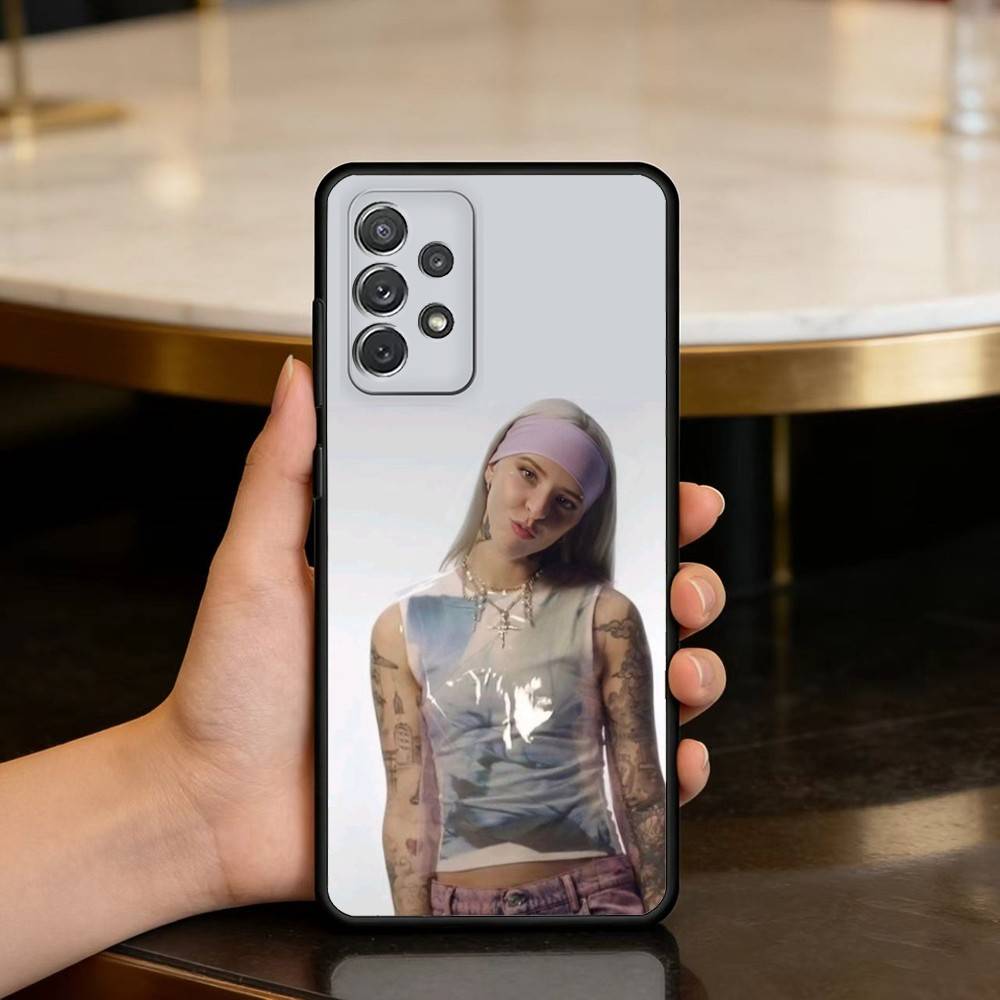 Hot Y-Young M-Miko Singer Phone Case For Samsung Galaxy A73,A72,A71,A70,A53,A52,A51,Soft Silicone Black Cover
