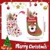 4Pcs Christmas Stockings Decoration Christmas Hanging Socks Set Suitable for Christmas Tree Decoration Items Xmas Home Ornament Wall Decor