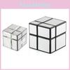 Silver P1686 Unique Twolayer Magic Cube For Kids Educational And Smooth Design